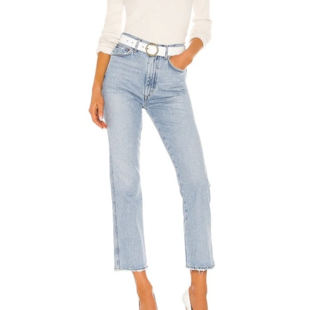 AGOLDE Pinch Waist High Rise Kick Riptide Size 28